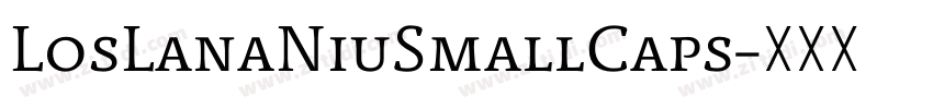 LosLanaNiuSmallCaps字体转换