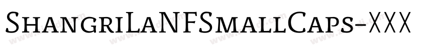 ShangriLaNFSmallCaps字体转换
