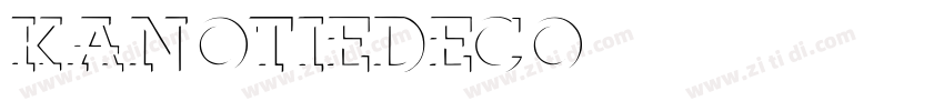 KanotieDeco字体转换