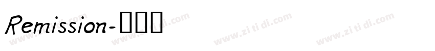 Remission字体转换