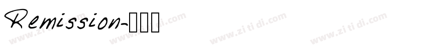 Remission字体转换