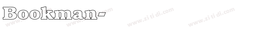 Bookman字体转换