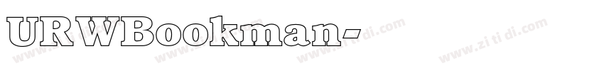 URWBookman字体转换