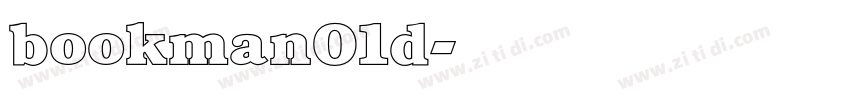 bookman01d字体转换