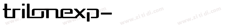 TrilonExp字体转换