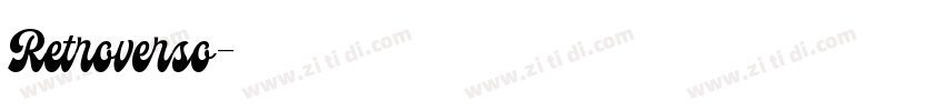 Retroverso字体转换