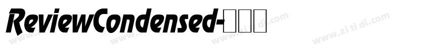 ReviewCondensed字体转换 ReviewCondensed字体转换