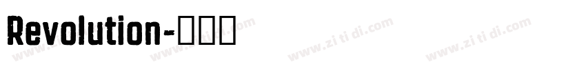 Revolution字体转换