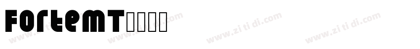 ForteMT字体转换
