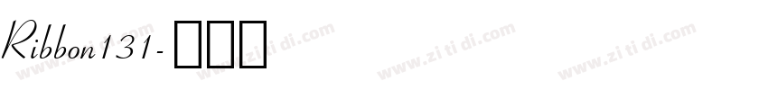 Ribbon131字体转换
