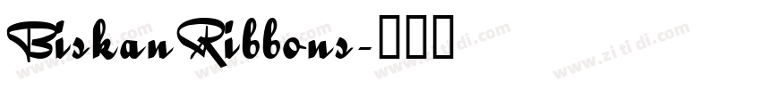 BiskanRibbons字体转换
