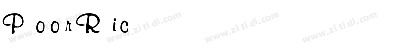 PoorRichard字体转换