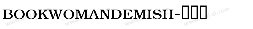 bookwomandemish字体转换