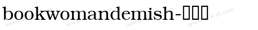 bookwomandemish字体转换