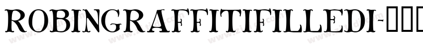 RobinGraffitiFilledi字体转换