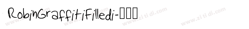 RobinGraffitiFilledi字体转换