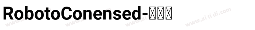 RobotoConensed字体转换