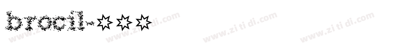brocil字体转换