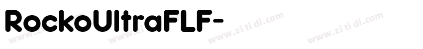 RockoUltraFLF字体转换