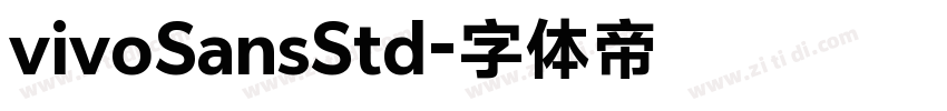 vivoSansStd字体转换