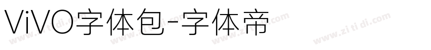 ViVO字体包字体转换