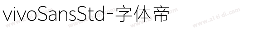vivoSansStd字体转换