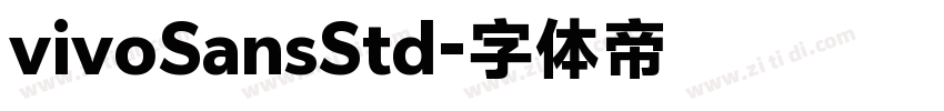 vivoSansStd字体转换