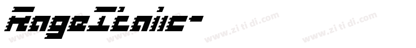 RageItalic字体转换
