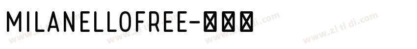 MilanelloFree字体转换