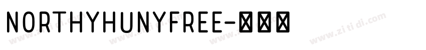 NorthyhunyFree字体转换