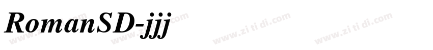 RomanSD字体转换