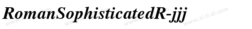 RomanSophisticatedR字体转换