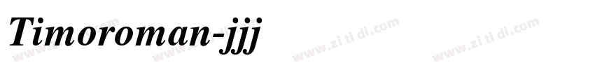 Timoroman字体转换