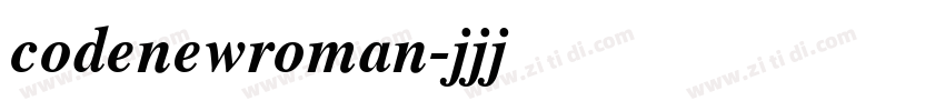 codenewroman字体转换