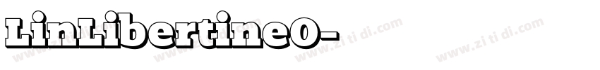 LinLibertineO字体转换