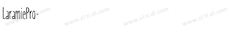 LaramiePro字体转换