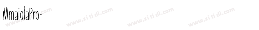 MmaiolaPro字体转换