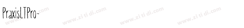 PraxisLTPro字体转换