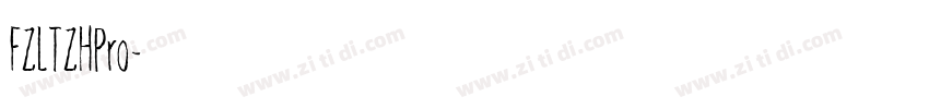 FZLTZHPro字体转换