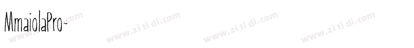 MmaiolaPro字体转换
