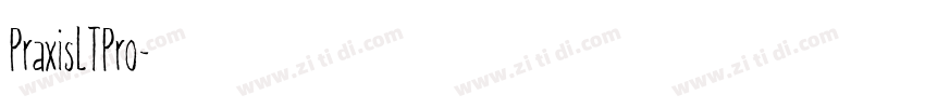 PraxisLTPro字体转换