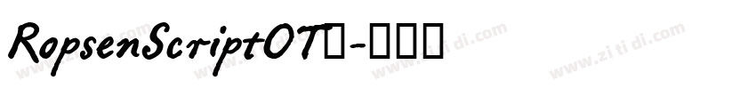 RopsenScriptOT◆字体转换
