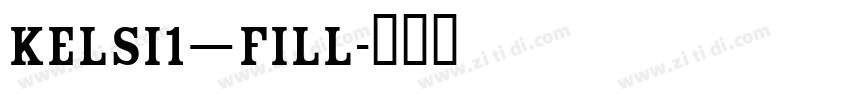kelsi1—fill字体转换