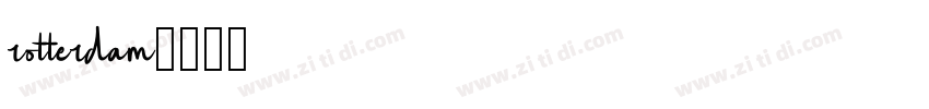 rotterdam字体转换