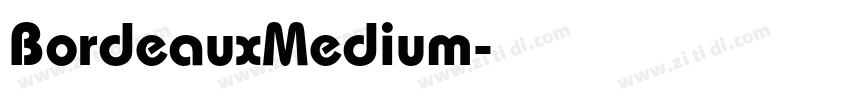 BordeauxMedium字体转换