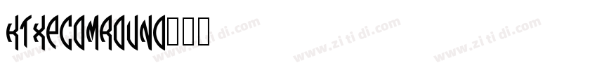 KTXP_ComRound字体转换