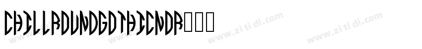 ChillRoundGothic_Nor字体转换