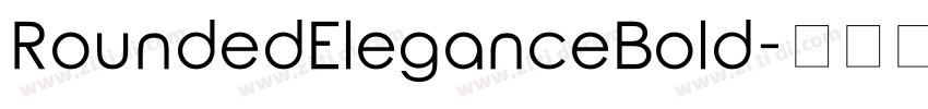 RoundedEleganceBold字体转换