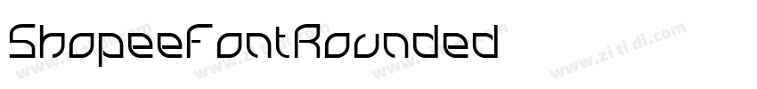 ShopeeFontRounded字体转换