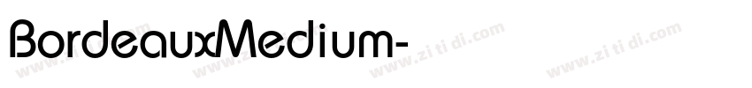 BordeauxMedium字体转换